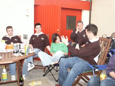 Q christens his new BBQ - photo 6